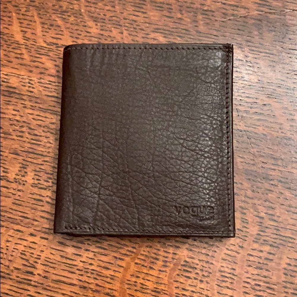 Brown Leather VOGUE Men’s Wallet from Italy 🇮🇹